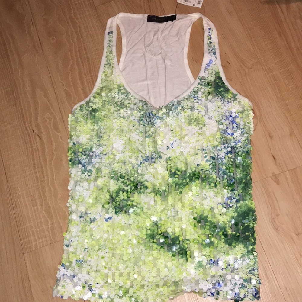 Limited sequin tank
